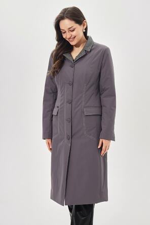 Пальто Скарлет, цвет серо-фиолетовый, фото 3