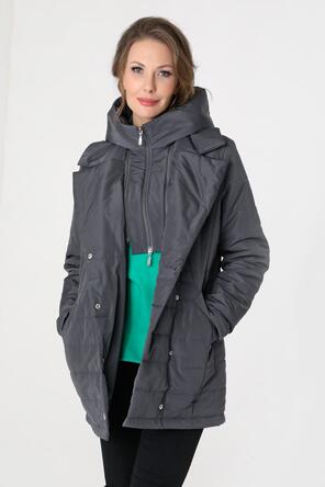 Женская куртка DW-23339, цвет графитовый, вид 5