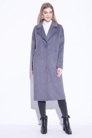 Классическое пальто ES-4-7038/11, цвет сиреневый Electrastyle, вид 2