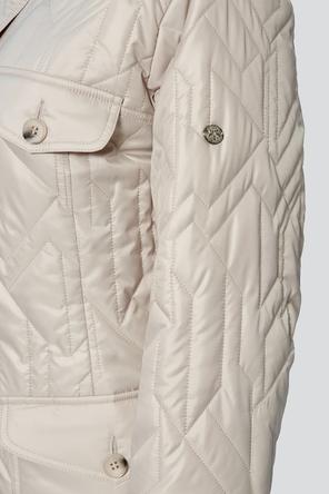 Демисезонное пальто с поясом Диаманте, DIMMA Studio, цвет жемчужный, img 4