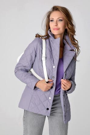Стеганная куртка Dizzyway 24120, серо-сиреневый цвет, foto 5