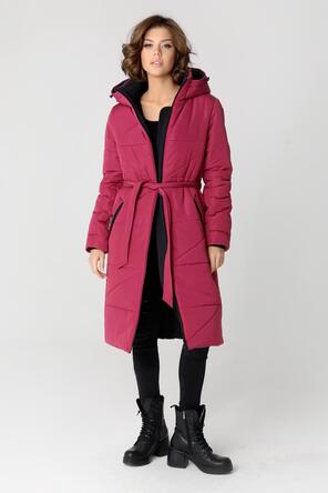 Зимнее женское пальто DW-23418, цвет лиловый, вид 5