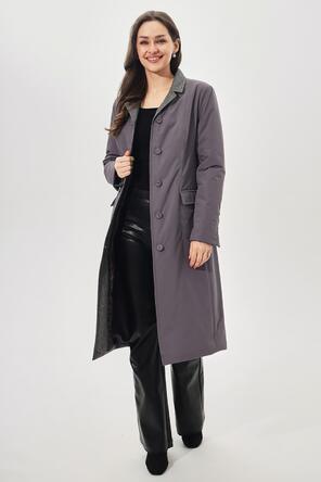 Пальто Скарлет, цвет серо-фиолетовый, фото 1