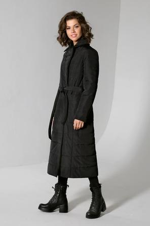 Женское стеганое пальто DW-22317, цвет черный, фото 03