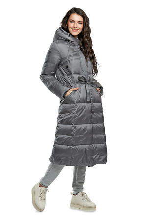 Зимнее пальто Вольтерра, D'IMMA цвет серый
