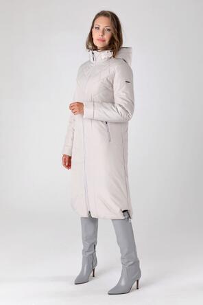 zimnee palto dizzyway цвет светло-серый, ракурс 1