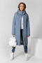 Женское зимнее пальто 22414 Dizzyway, цвет серо-голубой, фото 3