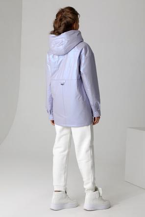 Женская куртка с капюшоном DW-23125, цвет сиреневый, фото 2