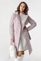 Стеганое пальто DW-23309, цвет серо-розовый фото 4