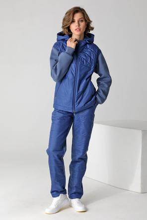 Женская весенняя куртка DW-23126, Dizzyway, цвет серо-синий, фото 1