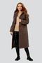 Демисезонное пальто с капюшоном Капитолина, DIMMA Studio, цвет коричневый, фото 1