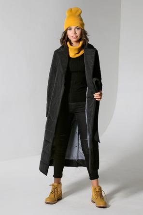 Женское стеганое пальто DW-22317, цвет черный, фото 04