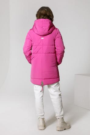 Зимняя куртка с капюшоном DW-22420, цвет темно-розовый, фото 3