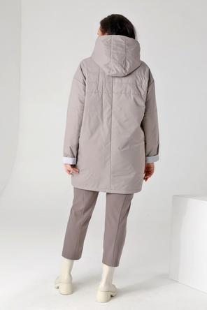 Женская куртка plus size DW-23129, цвет бежевый, фото 3