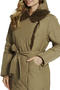 Женское зимние пальто Литояни цвет хаки, фото 3
