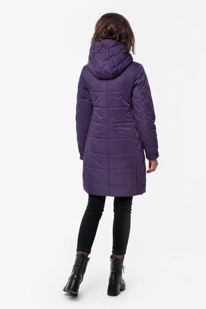 Зимнее женское пальто DW-21417, цвет фиолетовый, вид 3
