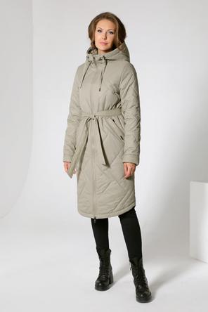 Зимнее женское пальто DW-22404, цвет оливковый, вид 1