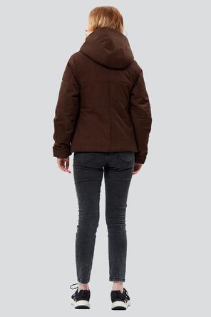 Куртка с капюшоном Бриджит, арт: DI-2358 бренд Димма, цвет коричневый, вид 2