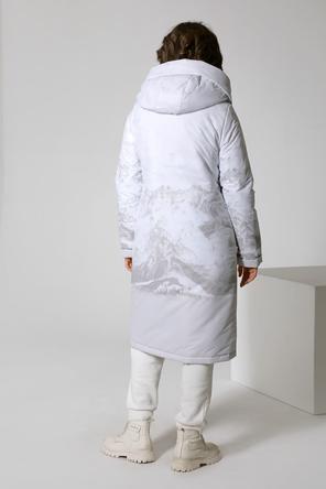 Зимнее пальто DW-22408, цвет светло-серый, вид 2