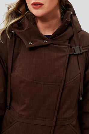 Куртка с капюшоном Бриджит, арт: DI-2358 бренд Димма, цвет коричневый, вид 4