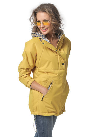 Куртка анорак Сол, цвет горчица