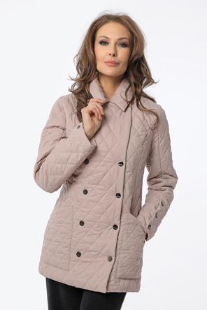 Женская куртка стеганая DW-22120, цвет серо-розовый, foto 4