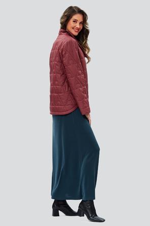 Стеганая куртка Сабина, D'imma Fashion, цвет винный, вид 2