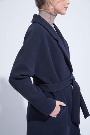 Женское темно синее пальто от Electra Style