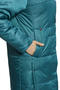 Зимнее пальто с капюшоном Димма арт 2110 цвет бирюзовый, фото 4