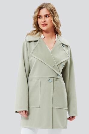 Женское пальто Эйдан, DI-2365 D'imma Fashion Studio, цвет ментоловый, вид 4