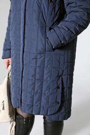Длинное зимнее пальто DW-22419, цвет темно-синий vid 4