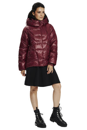 Зимняя куртка Таро, цвет брусничный, фото 1