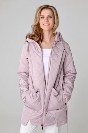Куртка стеганая женская DW-24124, цвет серо-розовый, фото 5