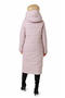 Зимнее женское пальто Нерия, цвет серо-розовый, вид 4