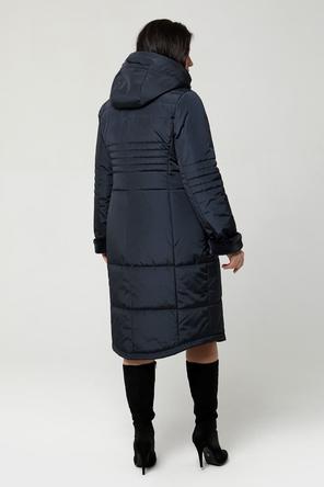 Зимнее женское пальто DW-21411, цвет темно-синий, вид 5