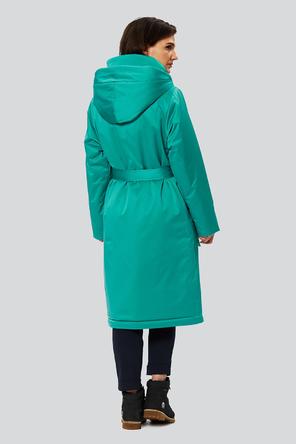 Утепленный плащ с капюшоном Нерида, D'IMMA fashion studio, цвет бирюзовый, фото 3
