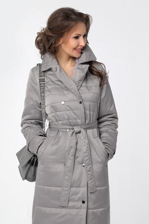 Женское стеганое пальто DW-22308, цвет серый, фото 04