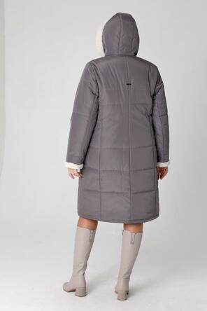 Зимнее пальто DW-23421 Dizzyway, цвет графитовый, вид 3