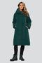 Зимнее пальто с капюшоном Регина Димма, артикул 2309, цвет зеленый, фото 03