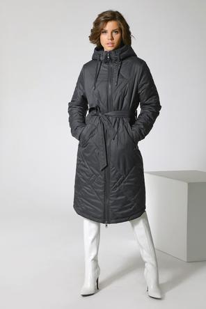 Зимнее женское пальто DW-22404, цвет графитовый, вид 1
