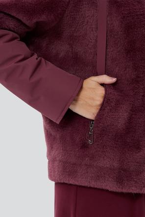 Куртка из эко меха Баркли, D'imma, цвет винный, фото 5