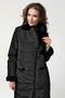 Женское стеганое пальто DW-21305, цвет черный, фото 05