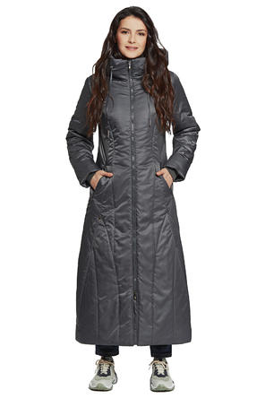 Женское зимние пальто Фортоле цвет серый, фото 1