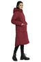 Зимнее пальто с капюшоном Димма артикул 2121 цвет кирпичный vid 3
