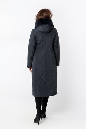 Женское зимнее пальто Dizzyway арт. DW-21403, цвет темно-синий, фото 5