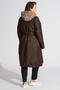 Пальто с капюшоном Умбрия от Dimma Fashion, цвет темно-коричневый, вид 2