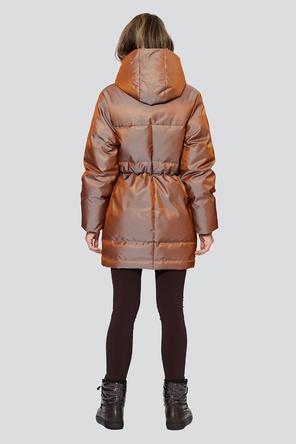 Зимний пуховик Дасти, DIMMA Fashion, цвет коричневый, фото 3