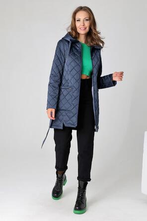 Куртка стеганая женская DW-24124, цвет темно-синий, фото 4