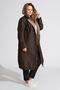Пальто с капюшоном Умбрия от Dimma Fashion, цвет темно-коричневый, вид 3