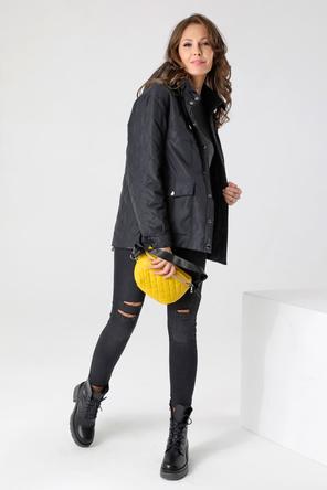 Женская стеганая куртка DW-23119, Dizzyway, цвет черный, фото 3